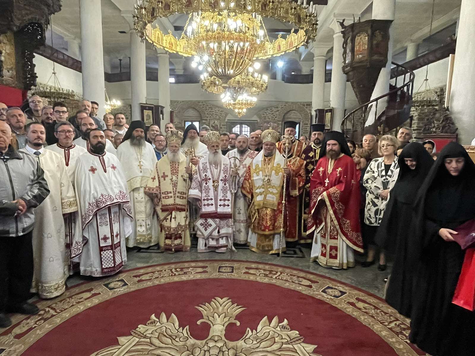 Сослужување со Архијереи од Бугарската и Грчката Православна Црква