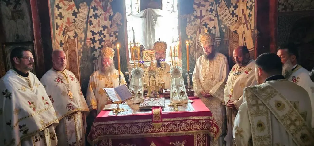 Торжествено прославен празникот на светиот Гаврил Епископ Велички, Светогорец во Лесновскиот Манастир