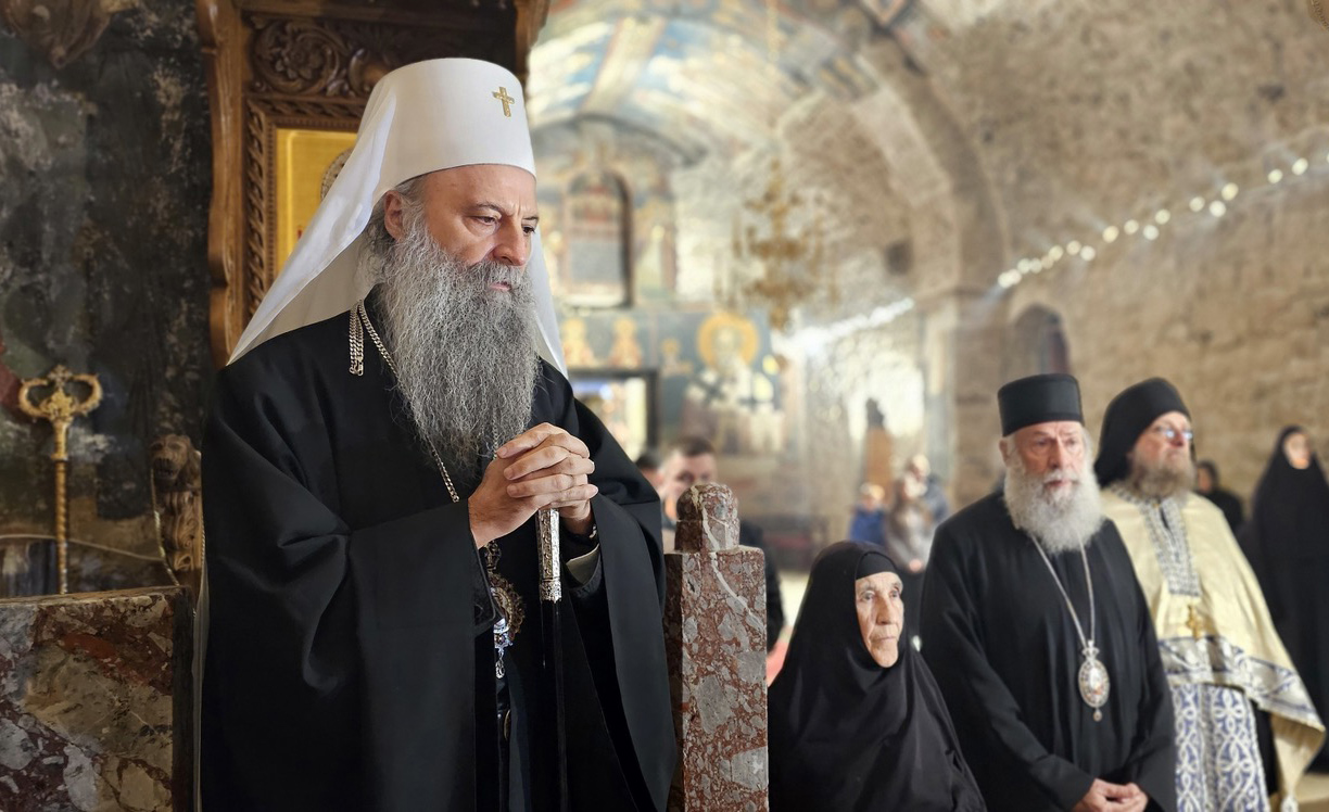Изјава на српскиот патријарх г. Порфириј во врска со забраната за влез на Косово и Метохија